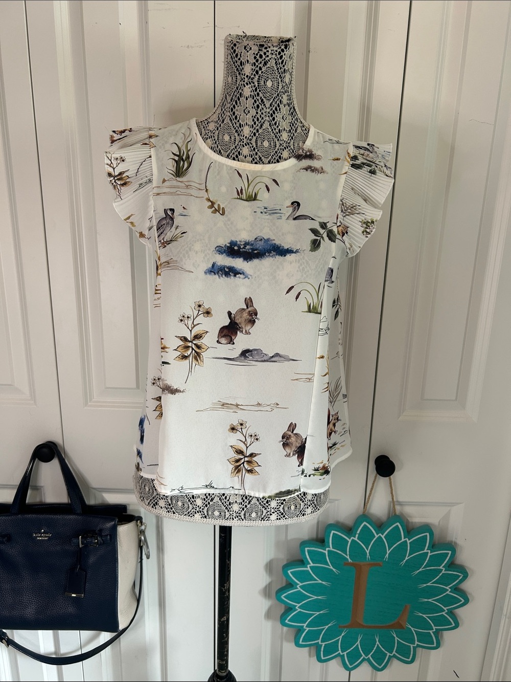 Hop into Style with this Whimsical Nature Blouse